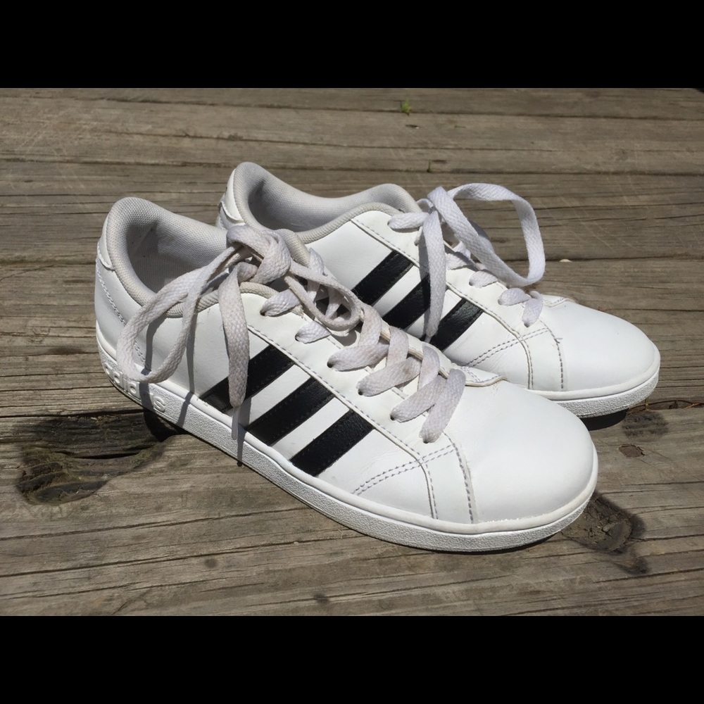 Black and White Adidas